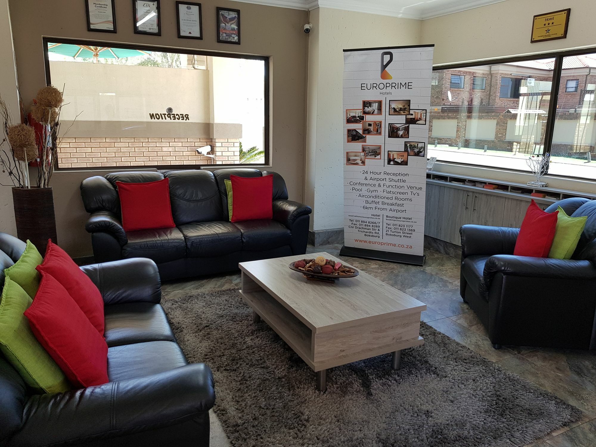 Europrime Hotel Boksburg Eksteriør bilde